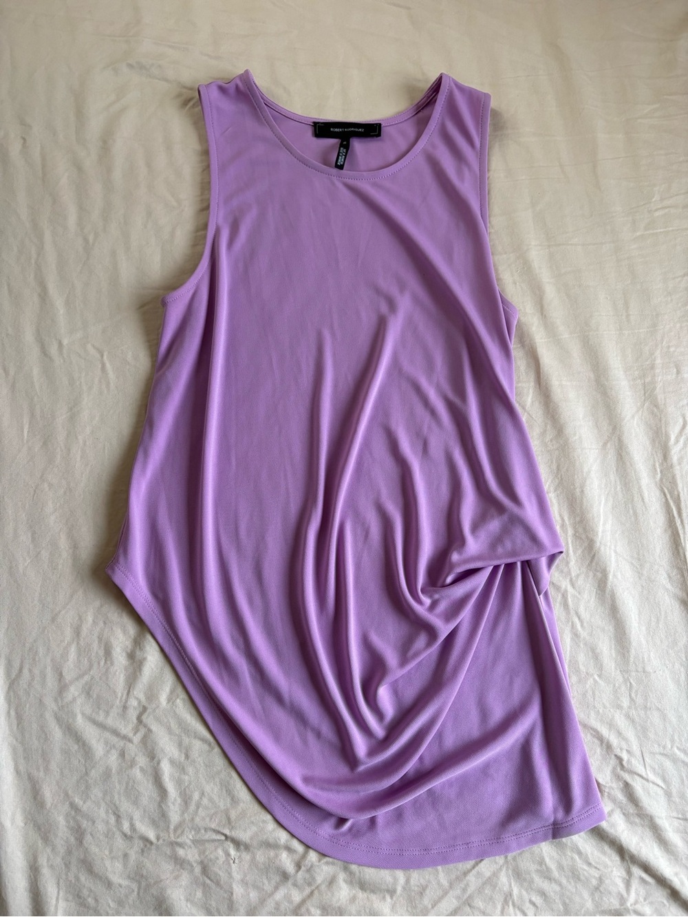 Robert Rodriguez Lavender Asymmetrical Women’s Size Small Top